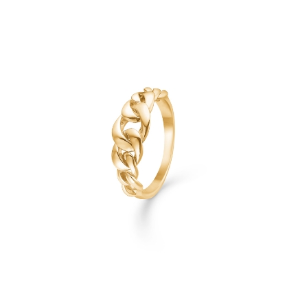 Billede af Mads Z 8kt. ring "Curb" (str. 50-60)