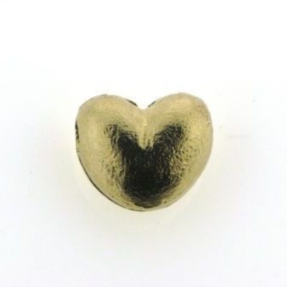 Billede af Lås hjerte, hamret 14 kt. facon 6,8 gr.