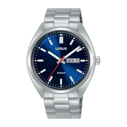 Billede af Lorus Sports herreur stål blå skive 10bar 41mm