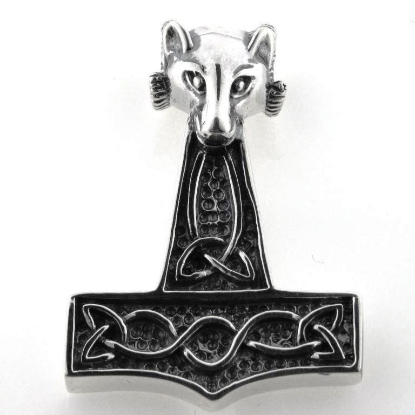 Billede af Vedhæng thorshammer (33*48 mm.) 925 s.