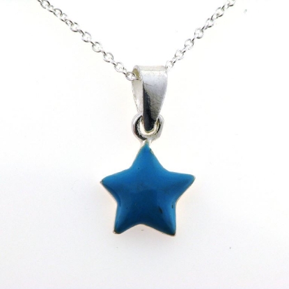 Billede af Bella & Valdemar by Pind halskæde med stjerne sølv 