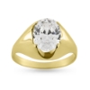 Billede af Ring syn sten 14 kt facon 2,9 gr. (prisen er excl. guld)