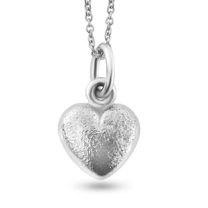 Billede af Vedhæng hjerte i 14 kt. hvidguld