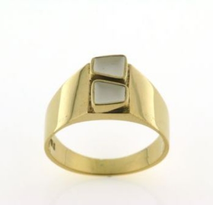 Billede af Tand ring 8 kt. fac. 3,6 gr