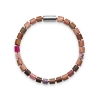 Billede af Mads Z Black Sun armbånd "Makua Beach Pink" pink nylon m. sølv lås 19,5cm