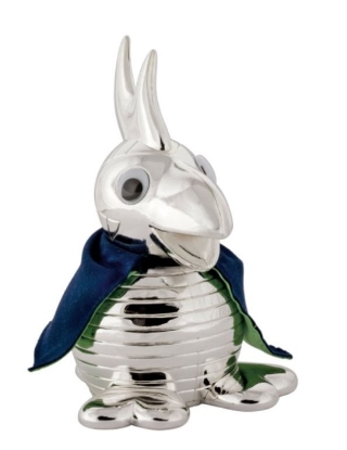 Billede af Sparebøsse Andrea forsølvet