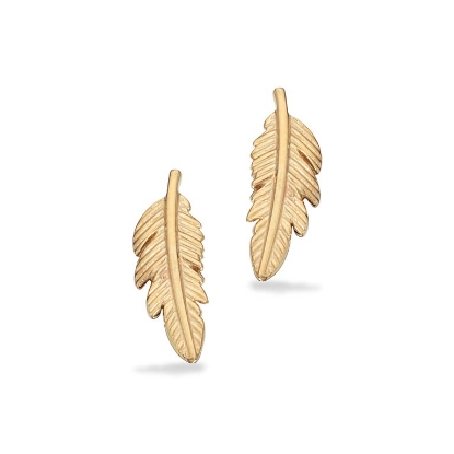 Billede af Ørepynt fjer 8 kt.