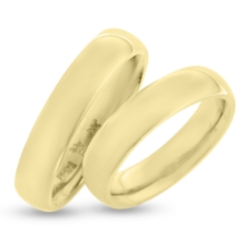 Billede af Vielses & Forlovelses ringe, bred. 5,5 mm. tk. 2,5 mm. 14 kt.