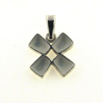 Billede af Tand vedh. m. 4 tænder 925s.