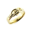 Billede af Ring med knob "pælestik" 14 kt. (-59)