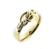 Billede af Ring med knob "pælestik" 14 kt. (-59)