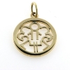 Billede af Vedhæng med monogram 14 kt. hvg.