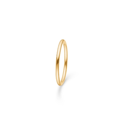 Billede af Mads Z Poetry "Plain" ring 14 kt str. 58
