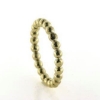 Billede af Ring kugler hele vejen rundt, br. 2,7 mm. massiv, str. -59. 925 s. forgyldt