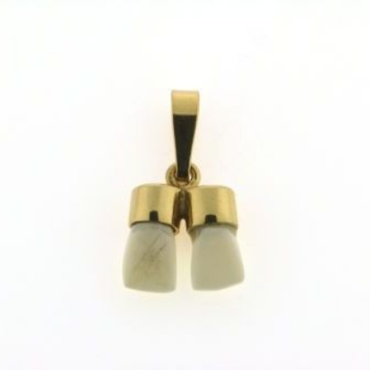 Billede af Tand vedh. 14 kt. fac. 2,0 gr