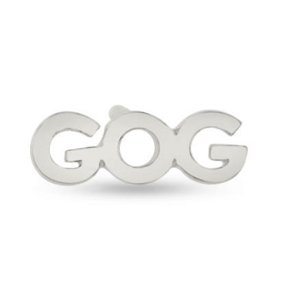 Billede af Ørestik GOG håndbold 11,6 mm. 14 kt. hvg. (1. stk.)