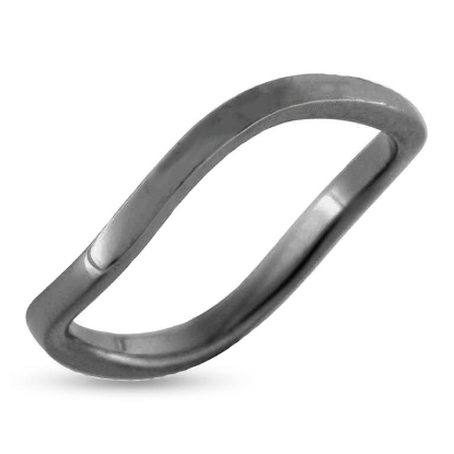 Billede af Collector inderring i rhodineret sølv