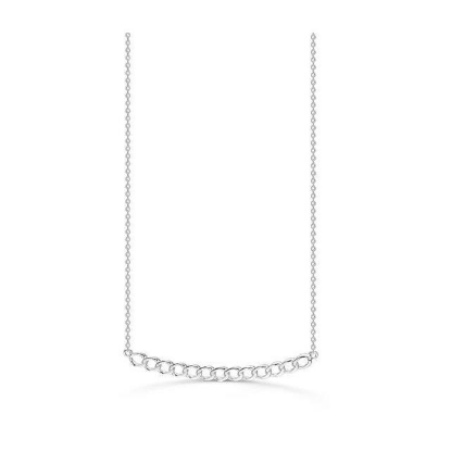 Billede af *Mads Z halskæde sølv "Poetry" panser