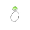 Billede af Susanne Friis Bjørner Ring sølv peridot krystal 8mm str. 56