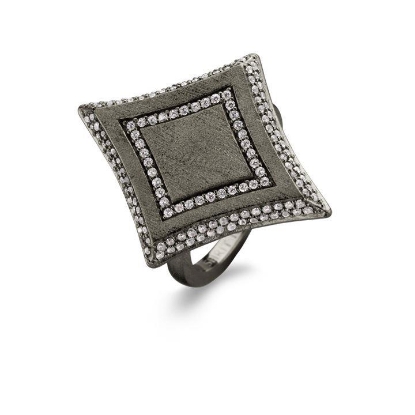 Billede af Spirit Icons ring Art sølv oxyd cz str 56*