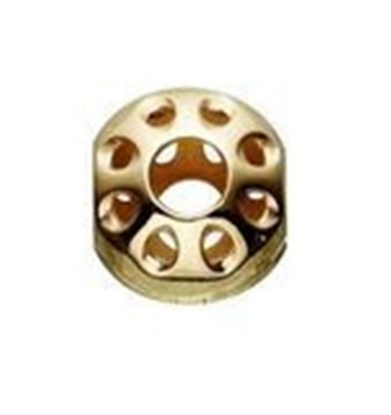 Billede af &Imagine 14kt blank pyntekugle m/8 huller