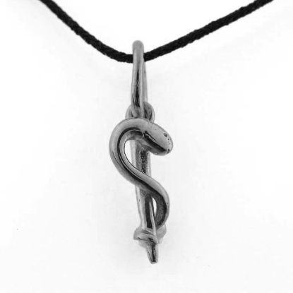 Billede af Vedhæng, apotek slange 14 kt. hvg.