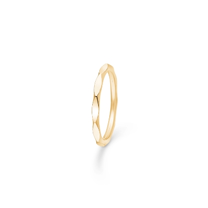 Billede af Mads Z Poetry "Edge" ring 14 kt str. 56