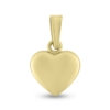 Billede af Vedhæng hjerte, massivt, patz øsken, 14 kt