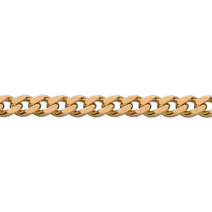 Billede af Kæde panser facet 4,7 mm. 45 cm. 14 kt.