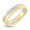 Billede af Collector 2*yderring brillant 0,02 w/vs. 14 kt. + 14 kt. hvg. (loddet fast sammen)