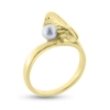 Billede af Ring "Pearly Wave" 14 karat guld