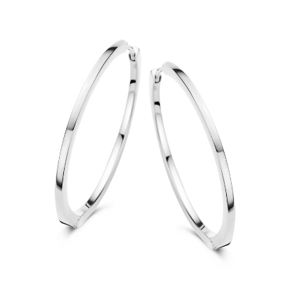 Billede af Spirit Icons Passion ørecreol sølv (30 mm)