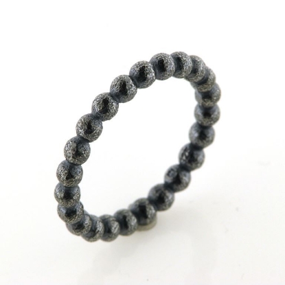 Billede af Ring kugler hele vejen rundt, br. 2,7 mm. massiv, str. -59. 925 s. oxyd
