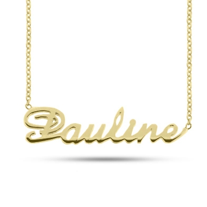 Billede af Navnearmbånd i 14 kt. (6-8 bogst.) 19 cm.