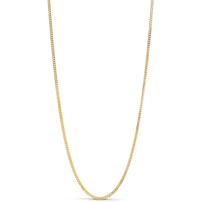 Billede af *ENAMEL Copenhagen Curb Chain halskæde 1,75 mm. forgyldt sølv (45 + 7cm)