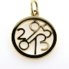 Billede af Vedhæng med monogram 14 kt. 