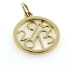 Billede af Vedhæng med monogram 14 kt. 