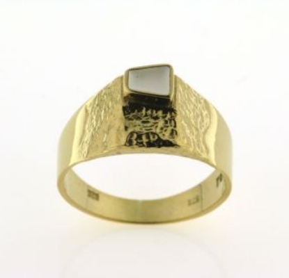 Billede af Tand ring m. 1 tand 14 kt