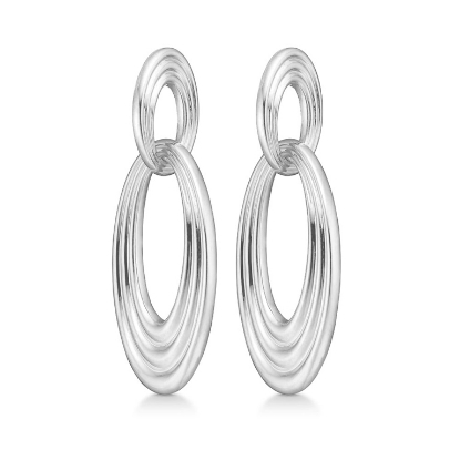 Billede af Mads Z "Tide" ørestik sølv panser 