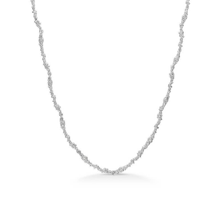 Billede af Studio Z "Silica" collier sølv m. cz (40-45 cm)