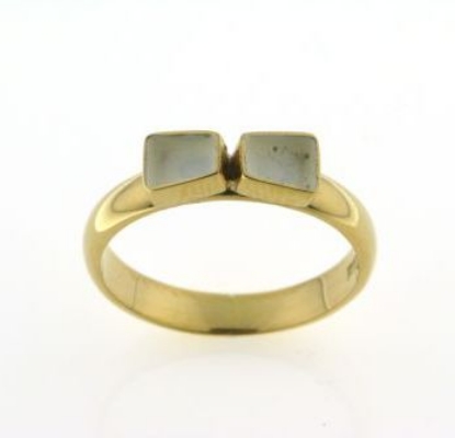 Billede af Tandring 2 tand (incl. ny ring) 14 kt