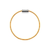 Billede af Mads Z Black Sun armbånd, orange m. sølvlås  21 cm
