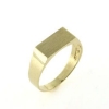 Billede af Ring m. plade 14 kt facon 2,8 gr (prisen er excl. guld)