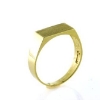 Billede af Ring m. plade 14 kt facon 2,8 gr (prisen er excl. guld)