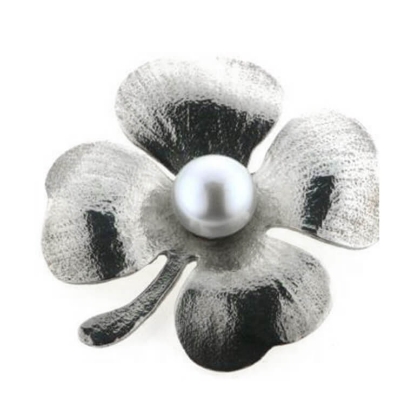 Billede af Broche,med krog til vedh. 7-7½ mm. fwp. 925s.