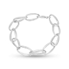 Billede af Armlænke "Elegance" 19 cm 14 kt. hvidguld