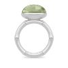 Billede af *Julie Sandlau Bamboo Wisdom ring rhodineret sølv m. grøn spinel str. 52