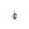 Billede af Julie Sandlau Little Prime Sapphire Blue vedhæng forgyldt sølv m. blå krystal