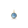 Billede af Julie Sandlau Little Prime Sapphire Blue vedhæng forgyldt sølv m. blå krystal