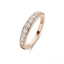 Billede af Spirit Icons Victoria ring rosaforgyldt sølv m. cz (str. 64)